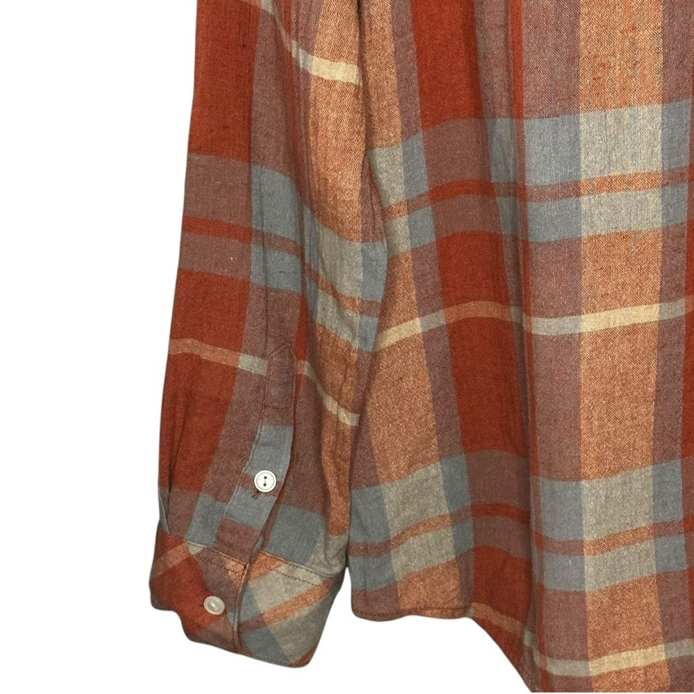 Sanctuary Plaid Buttondown Shirt Size Medium - Picture 4 of 11